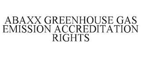 ABAXX GREENHOUSE GAS EMISSION ACCREDITATION RIGHTS