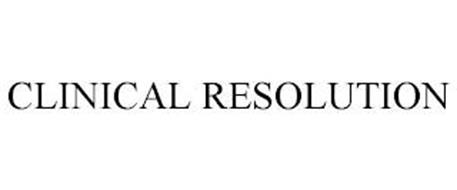 CLINICAL RESOLUTION