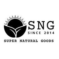 SNG SINCE 2014 SUPER NATURAL GOODS