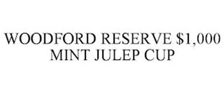 WOODFORD RESERVE $1,000 MINT JULEP CUP