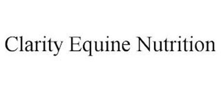 CLARITY EQUINE NUTRITION