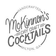 HANDCRAFTED MCKINNON'S DRY CRAFT COCKTAILS MILTON, GA