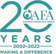 AFA 20 YEARS 2002-2022 MAKING A DIFFERENCE