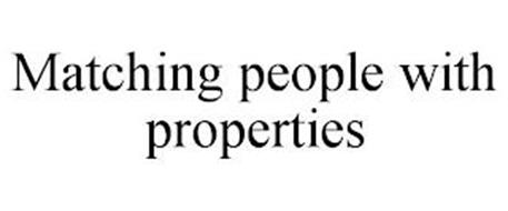 MATCHING PEOPLE WITH PROPERTIES
