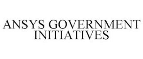 ANSYS GOVERNMENT INITIATIVES