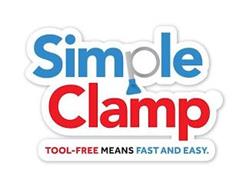 SIMPLE CLAMP TOOL-FREE MEANS FAST AND EASY.