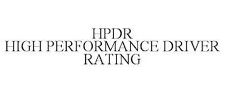 HPDR HIGH PERFORMANCE DRIVER RATING