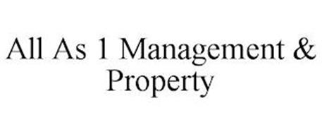 ALL AS 1 MANAGEMENT & PROPERTY