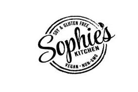 SOPHIE'S KITCHEN, SOY AND GLUTEN FREE, VEGAN NON-GMO