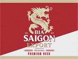 BIA SAIGON EXPORT EST. 1875 ORIGINAL PREMIUM BEER