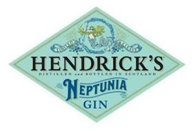 HENDRICK'S NEPTUNIA GIN DISTILLED AND BOTTLED IN SCOTLAND LIMITED RELEASE