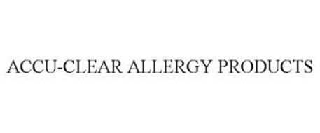ACCU-CLEAR ALLERGY PRODUCTS