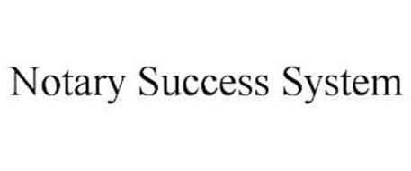 NOTARY SUCCESS SYSTEM
