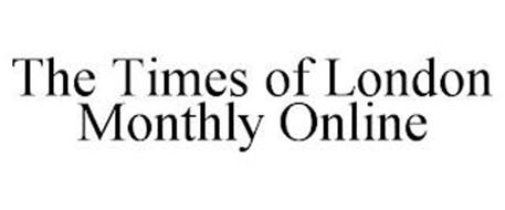 THE TIMES OF LONDON MONTHLY ONLINE