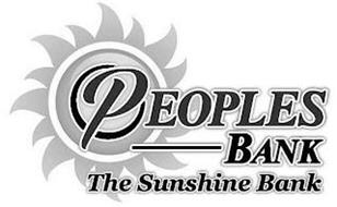 PEOPLES BANK THE SUNSHINE BANK