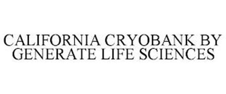 CALIFORNIA CRYOBANK BY GENERATE LIFE SCIENCES
