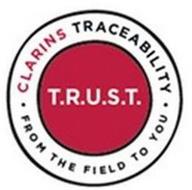CLARINS TRACEABILITY T.R.U.S.T. FROM THE FIELD TO YOU