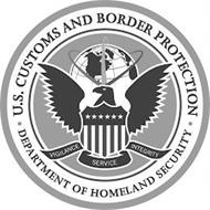 U.S. CUSTOMS AND BORDER PROTECTION · DEPARTMENT OF HOMELAND SECURITY · VIGILANCE SERVICE INTEGRITY