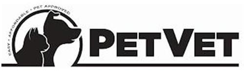EASY · AFFORDABLE · PET APPROVED PETVET