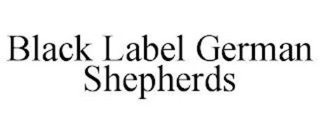 BLACK LABEL GERMAN SHEPHERDS