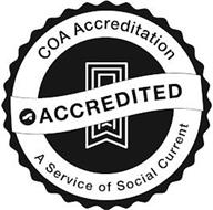 COA COA ACCREDITATION SC ACCREDITED A SERVICE OF SOCIAL CURRENT