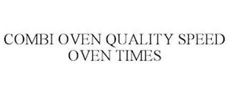 COMBI OVEN QUALITY SPEED OVEN TIMES