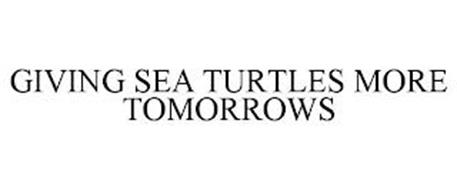 GIVING SEA TURTLES MORE TOMORROWS