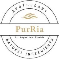 PURRIA APOTHECARY NATURAL INGREDIENTS ST. AUGUSTINE. FLORIDA