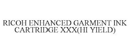 RICOH ENHANCED GARMENT INK CARTRIDGE XXX(HI YIELD)