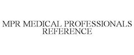 MPR MEDICAL PROFESSIONALS REFERENCE
