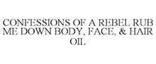 CONFESSIONS OF A REBEL RUB ME DOWN BODY, FACE, & HAIR OIL