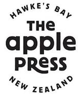 HAWKE'S BAY THE APPLE PRESS NEW ZEALAND