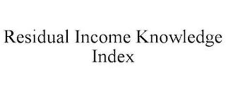 RESIDUAL INCOME KNOWLEDGE INDEX
