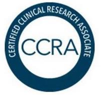 CCRA CERTIFIED CLINICAL RESEARCH ASSOCIATE