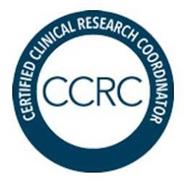 CCRC CERTIFIED CLINICAL RESEARCH COORDINATOR