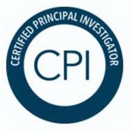 CPI CERTIFIED PRINCIPAL INVESTIGATOR
