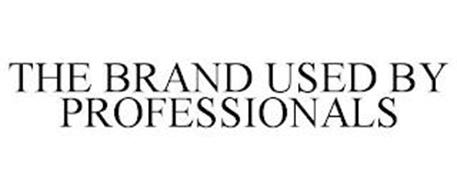 THE BRAND USED BY PROFESSIONALS