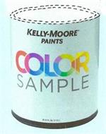 KELLY-MOORE PAINTS COLOR SAMPLE