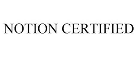 NOTION CERTIFIED