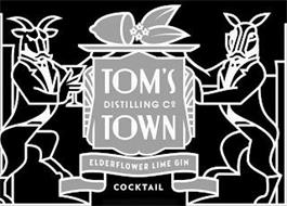TOM'S TOWN DISTILLING CO ELDERFLOWER LIME GIN COCKTAIL