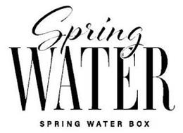 SPRING WATER SPRING WATER BOX