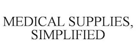 MEDICAL SUPPLIES, SIMPLIFIED