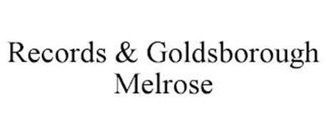 RECORDS & GOLDSBOROUGH MELROSE