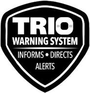 TRIO WARNING SYSTEM INFORMS DIRECTS ALERTS
