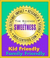 BX GLYCEMIC IMPACT RESEARCH & SCIENCE BRIX-CERTIFIED.COM THE SCIENCE OF SWEETNESS KID FRIENDLY FAMILY FRIENDLY