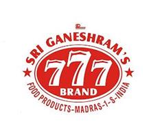 SRI GANESHRAM'S 777 BRAND FOOD PRODUCTS- MADRAS -1-S-INDIA