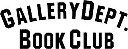 GALLERY DEPT. BOOK CLUB