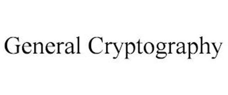 GENERAL CRYPTOGRAPHY