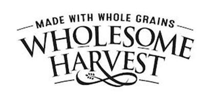 MADE WITH WHOLE GRAINS WHOLESOME HARVEST