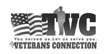 TVC YOU SERVED US. LET US SERVE YOU. THE VETERANS CONNECTION